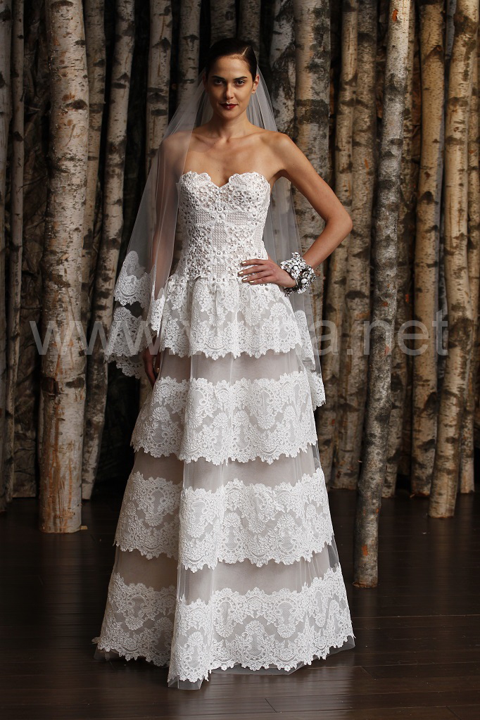 Модные свадебные платья 2015 года 16